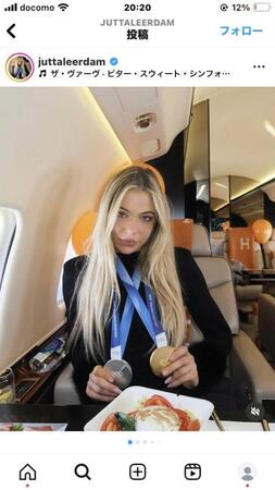 ユッタ・レールダムのインスタグラム（＠ｊｕｔｔａｌｅｅｒｄａｍ）から