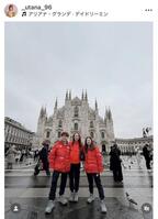 吉田唄菜（右）のインスタグラム＠＿ｕｔａｎａ＿９６より