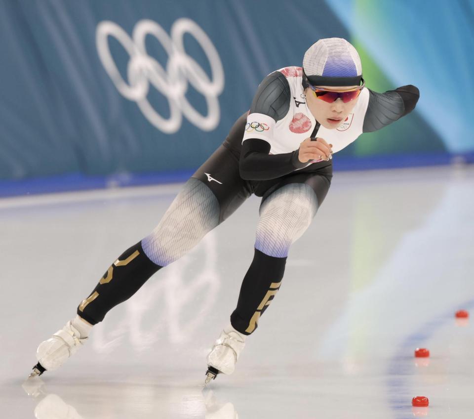 力走する佐藤綾乃（撮影・吉澤敬太）