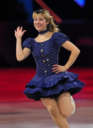 エキシビションで演技するアリサ・リュウ