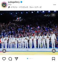 　国際柔道連盟（ＩＪＦ）のインスタグラム＠ｊｕｄｏｇａｌｌｅｒｙより