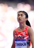 　女子１５００メートル予選を終えた田中希実（共同）