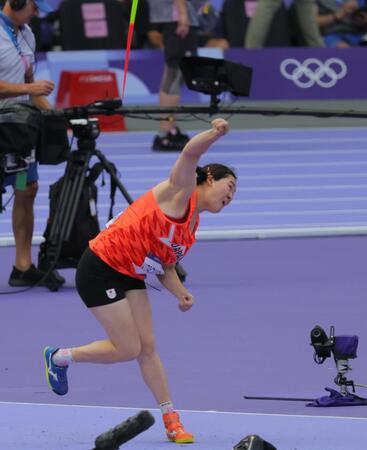 北口榛花は一発突破！１投目で６２ｍ５８で決勝へ　世界女王が貫禄の投てき　ライバルも６５ｍ、６４ｍ続出に闘志「いい勝負したい」