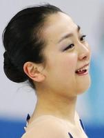 　女子フリーの演技を終え、涙で頰をぬらす浅田真央＝ソチ（共同）