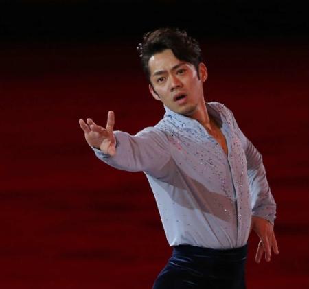 エキシビジョンで熱演する高橋大輔＝ソチ（撮影・飯室逸平）