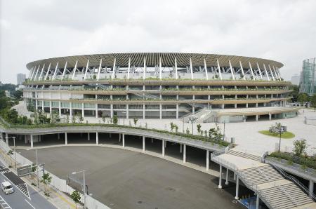 　東京五輪の開会式が行われる国立競技場