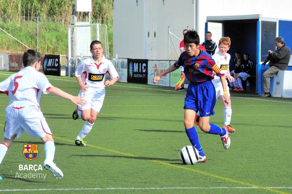 　バルサアカデミー福岡校に所属していた冨安健洋＝提供写真（Ｃ）ＢａｒｃａＡｃａｄｅｍｙ　Ｆｕｋｕｏｋａ