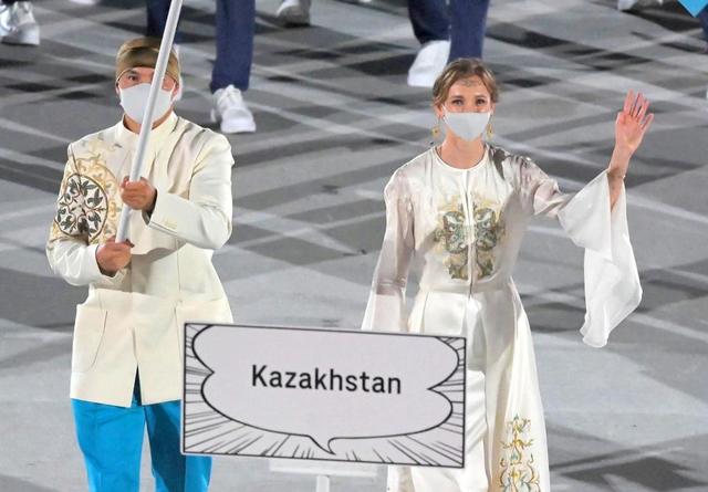 【写真】まるでＲＰＧのお姫様　カザフスタンの美人過ぎる旗手