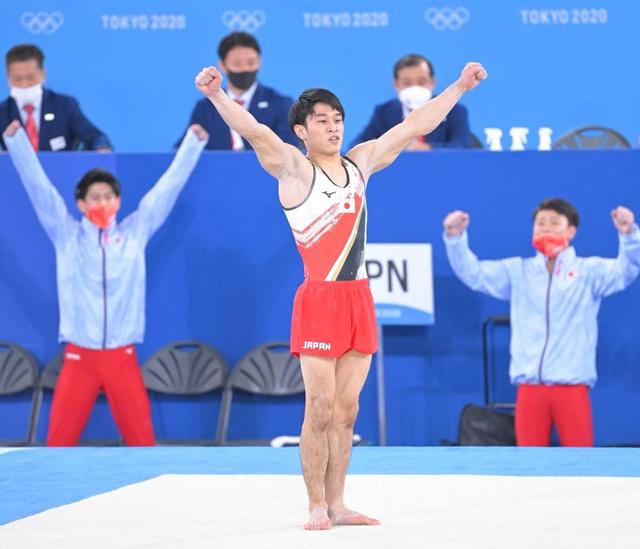体操日本団体は惜しくも銀メダル　初出場４選手が大奮闘も連覇ならず　金メダルはＲＯＣ