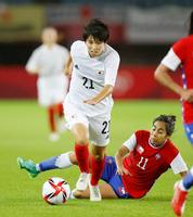 　後半、攻め込む木下