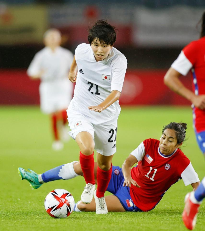 　後半、攻め込む木下