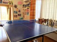 　伊藤が幼少期、母・美乃りさんと練習を積んだ自宅の卓球台（スターツ提供）