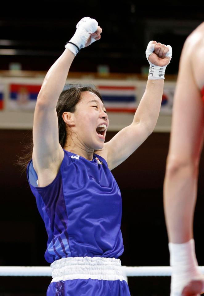 入江聖奈 決勝進出で銀メダル以上確定 日本女子ボクシング史上初のメダル 東京五輪 デイリースポーツ Online