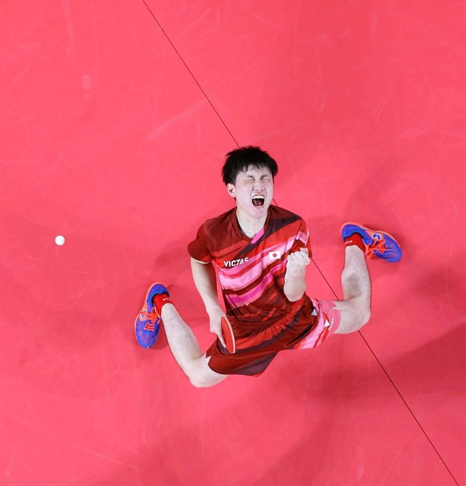 卓球男子団体 日本が４強進出でメダル王手 難敵スウェーデン撃破 張本は激闘制す 東京五輪 デイリースポーツ Online