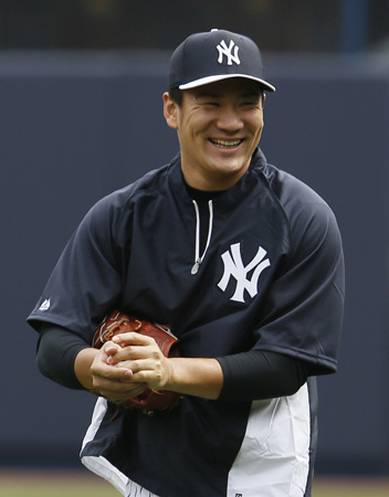 “タナカ・マニア”のプライスと初対面した田中将