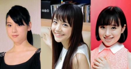 「さくら学院」卒業生の（左から）三吉彩花、松井愛莉、武藤彩未