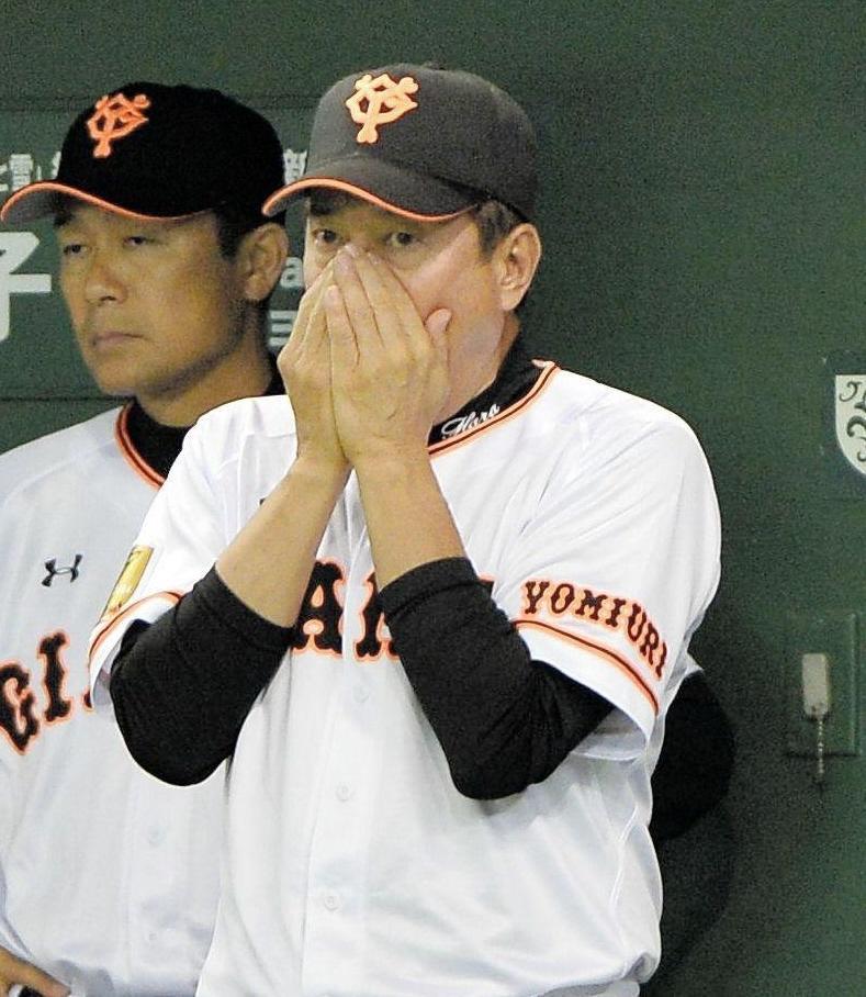 苦戦が続く巨人を率いる原辰徳監督