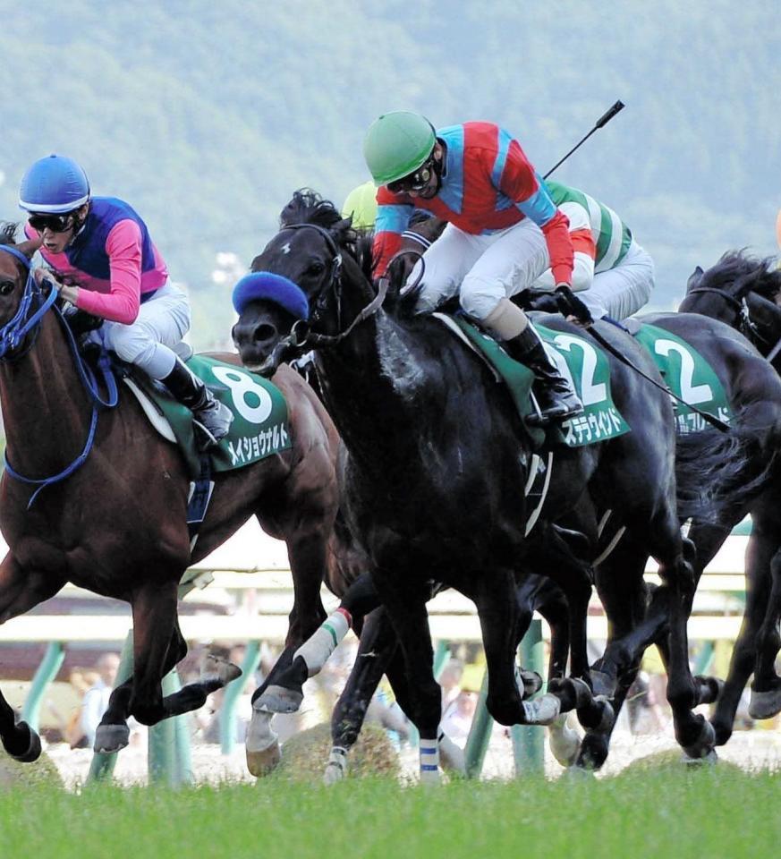 七夕賞で２着となったステラウインド＝２０１５年７月、福島競馬場（撮影・佐々木彰尚）