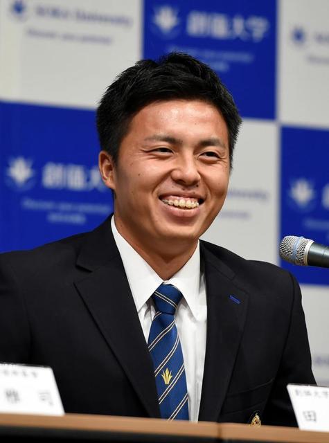 【野球】ドラフトの主役、田中正義は話術にも大物感…鋭い切り返しで１３００人笑わせる