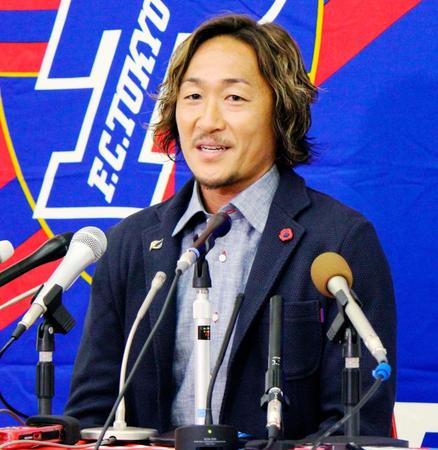 今季限りでの現役引退を発表するＦＣ東京の石川直宏