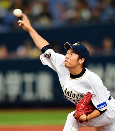 マウンドで躍動するオリックス・近藤大亮