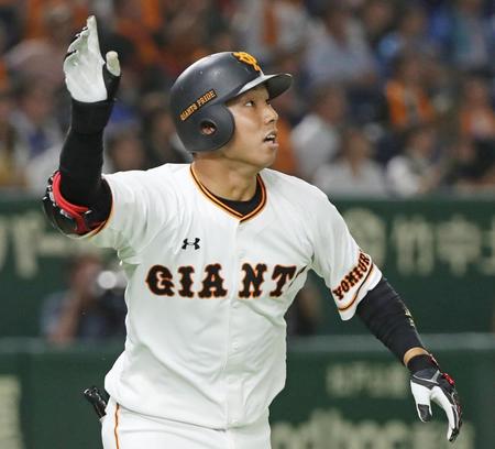 　１８日のＤｅＮＡ戦でサヨナラ２ランを放った巨人・宇佐見