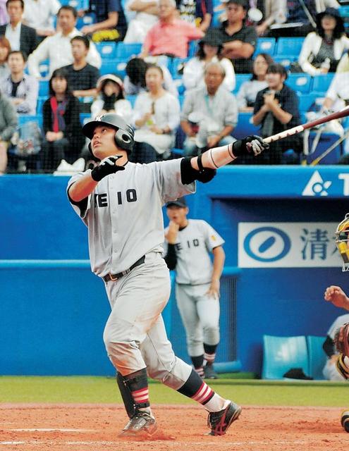 【野球】慶大のドラフト候補大砲・岩見が誇る驚異の本塁打率…高橋由伸の約１・９倍
