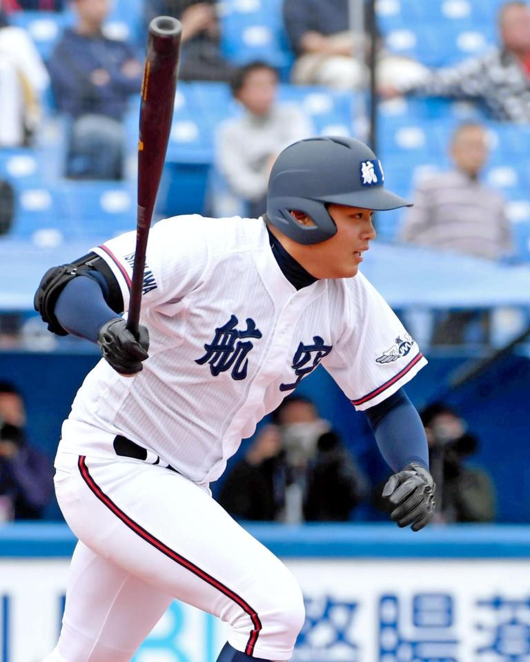 　日本航空石川の主砲・上田優弥