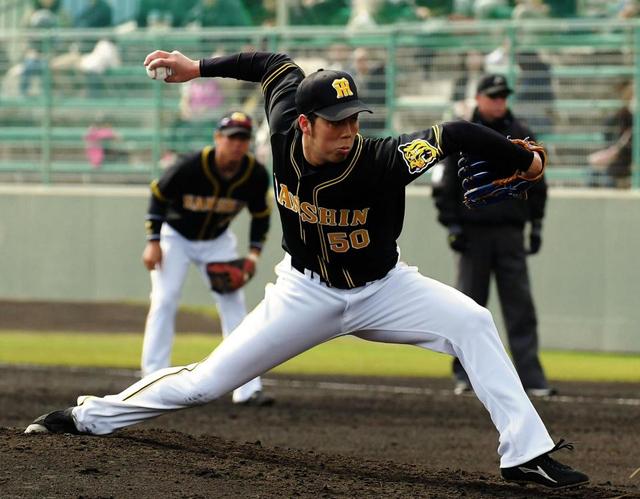 【野球】阪神投手陣が高速クイック　広島の足技封じる