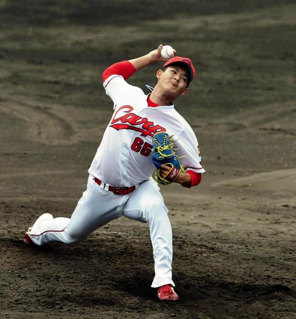 野球 狙ったミットへ 広島 長井 新フォームで磨く制球 アドゥワから刺激 オピニオンd デイリースポーツ Online