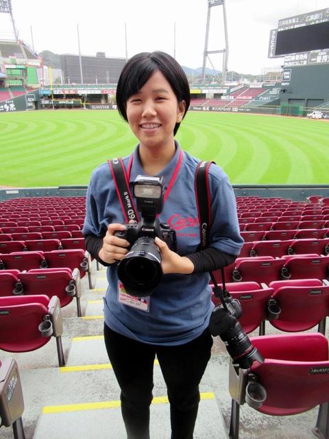 入社２年目の女性カメラマンが届ける夢「カープの魅力を伝えたい」