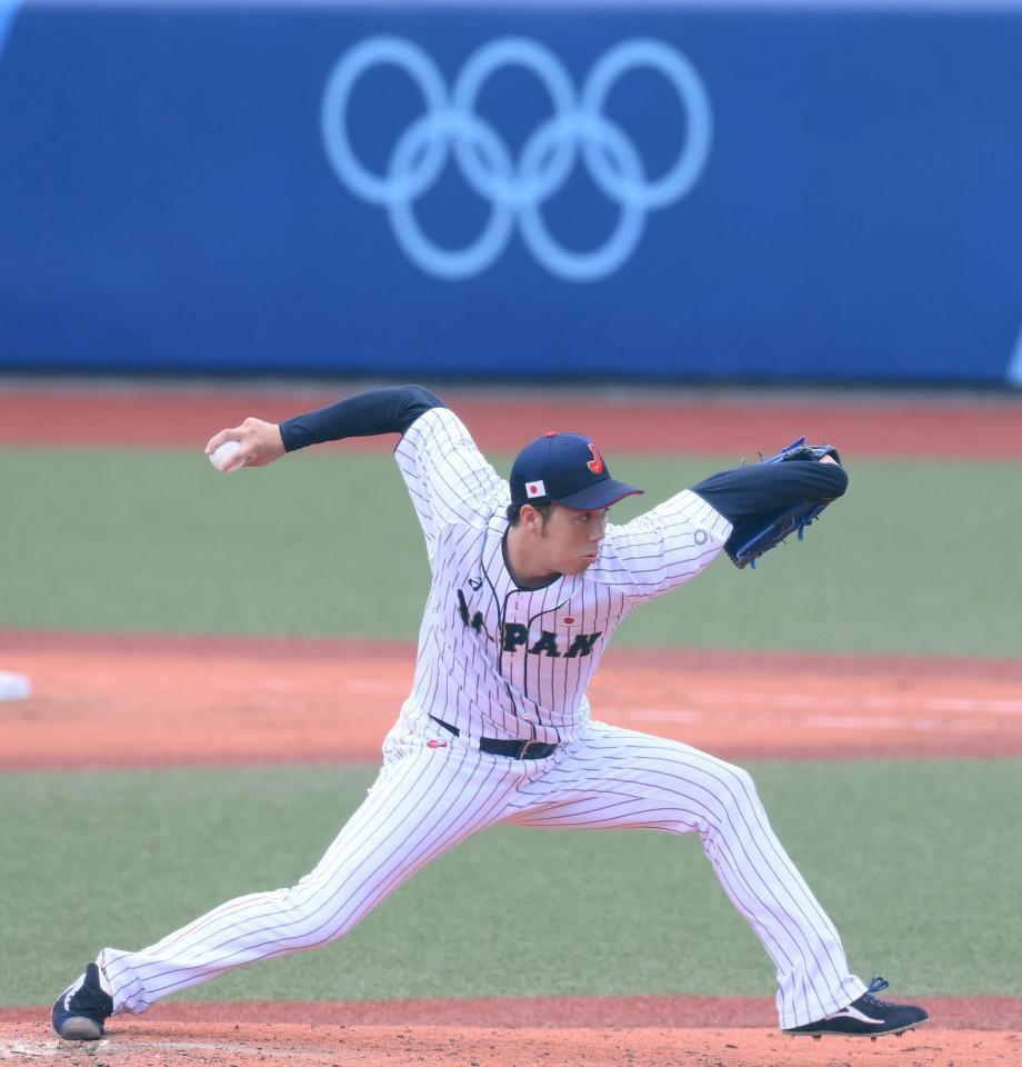 ドミニカ共和国戦に登板した青柳晃洋