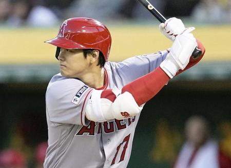 　エンゼルス・大谷翔平（提供・共同通信社）