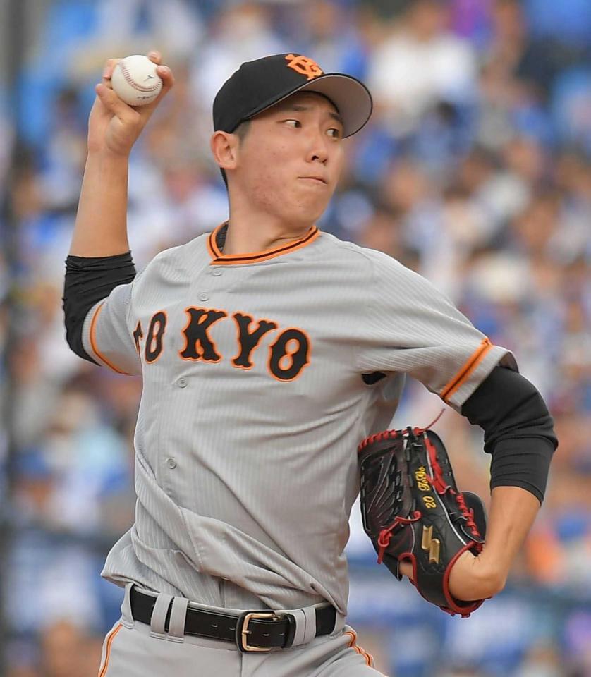 力投する巨人・戸郷翔征