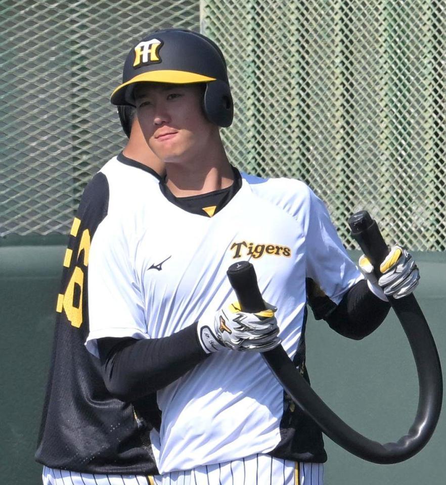 　トレーニングする山田（撮影・北村雅宏）