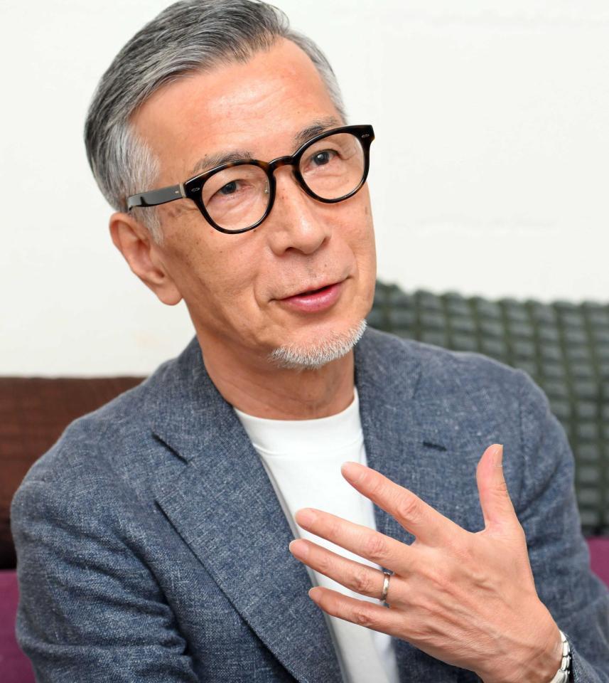 　長男・宏太への思いを語った水沼貴史氏（撮影・伊藤笙子）