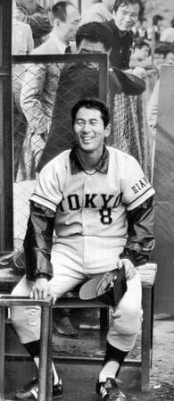 三塁手として大活躍していた巨人・高田繁さん、さわやかな笑顔で人気も急上昇＝１９７６年、多摩川グラウンド