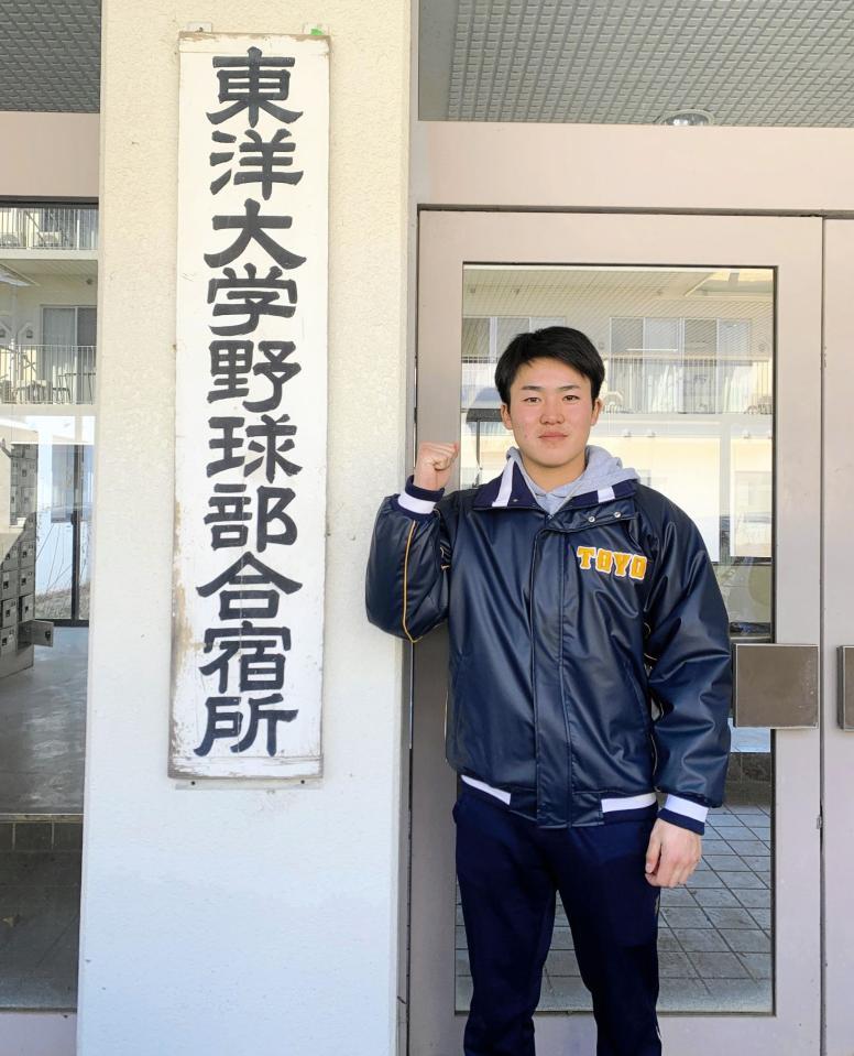 　父の背中を追い、東洋大に学生コーチとして入部する花咲徳栄・岩井