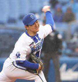　広島とのオープン戦で登板した武田＝１２日、横浜