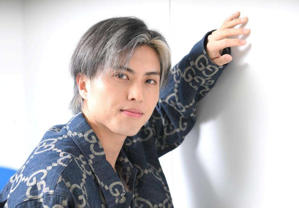 　舞台への思いを語った田中彗（撮影・堀内翔）