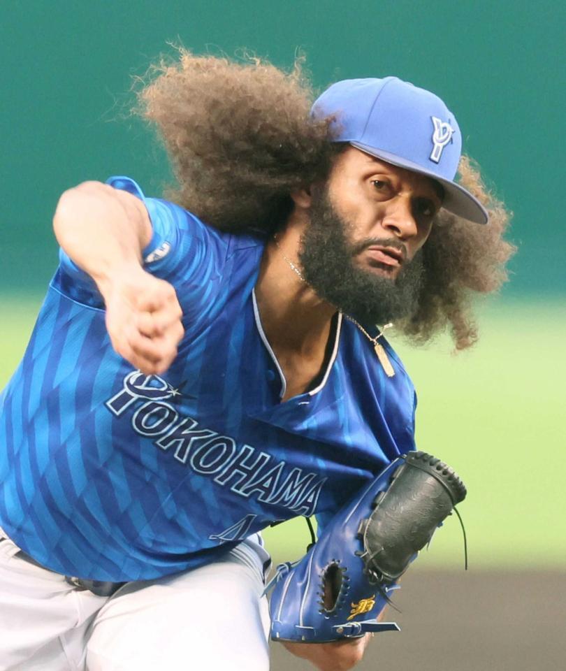 　阪神戦でのジャクソン＝５月２９日