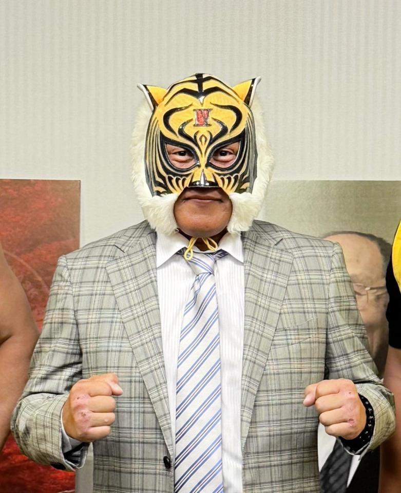 来年７月での引退を表明したタイガーマスク