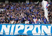 　ブラジル戦で盛り上がる日本サポーター＝１４日