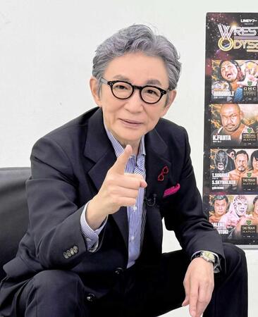　プロレス現場に“復帰”した古舘伊知郎