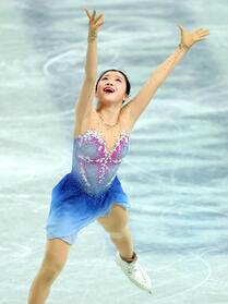 　ＧＰファイナルの女子フリーで演技する中井亜美＝６日