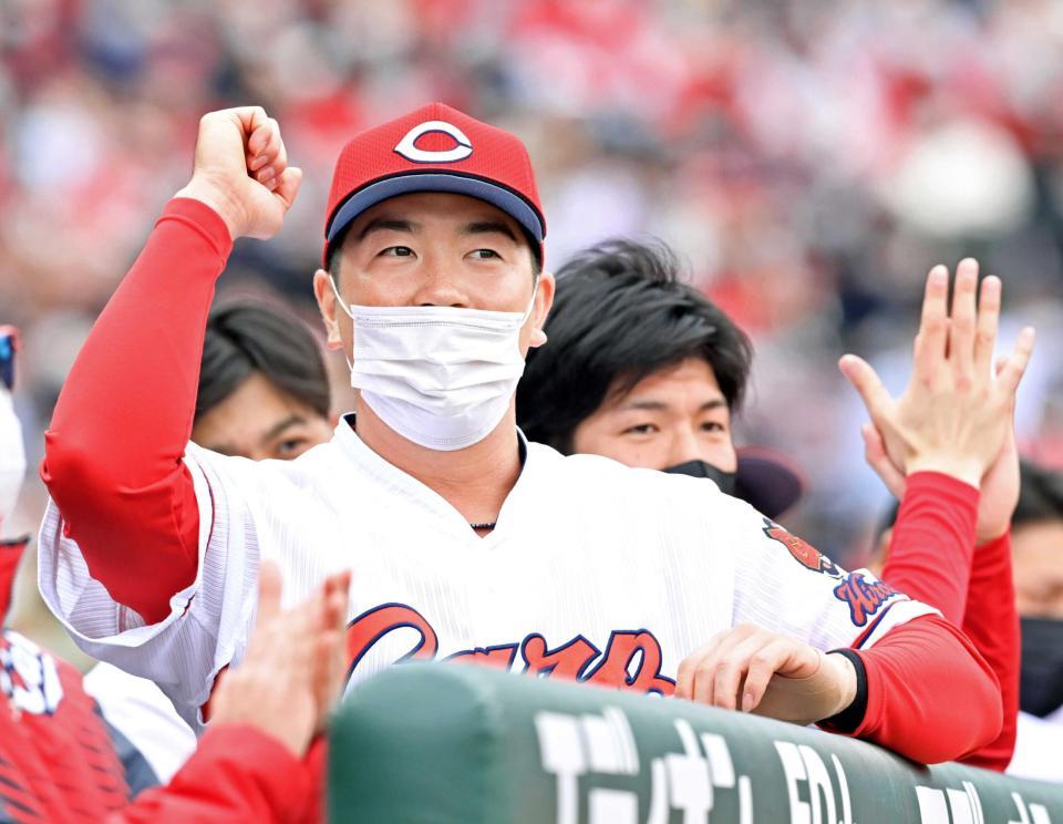 “声出し隊長”としても存在感を示す中村健