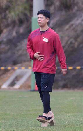 「重心がしっかりするんです」楽天・藤井聖 一本歯げたトレの効果とは