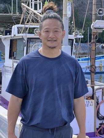　驚きの漁師転身を果たした松原さん