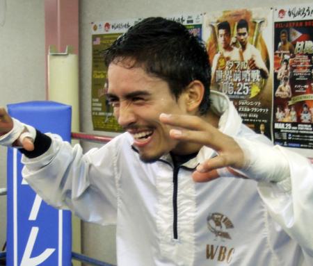 　「オレはリングではライオンになる」と笑顔でほえるロドリゴ・ゲレロ