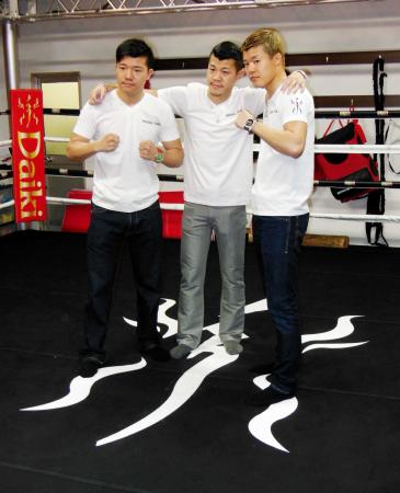 　（左から）亀田大毅、興毅、和毅